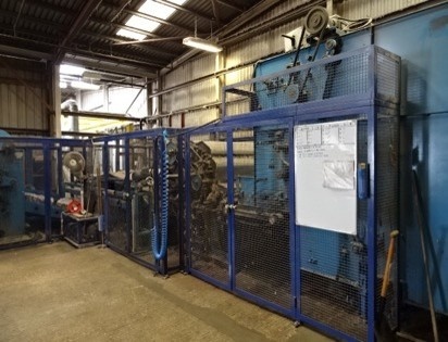 FOR SALE: Garnett Bywater Nonwoven Production Unit