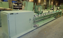 NSC Schlumberger FM8N Horizontal rubbing frame  20 spindles Year 1996 (Ref. 14082B)